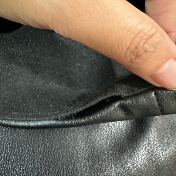 ASOS Faux Leather Skirt and Top Sizes 8, 10 - Picture 3 of 4